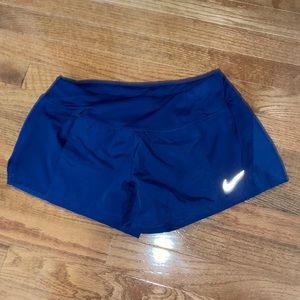 Nike blue low-rise shorts